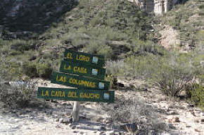 Formaciones rocosas erosionadas por el viento — El Chiflón, La Rioja.